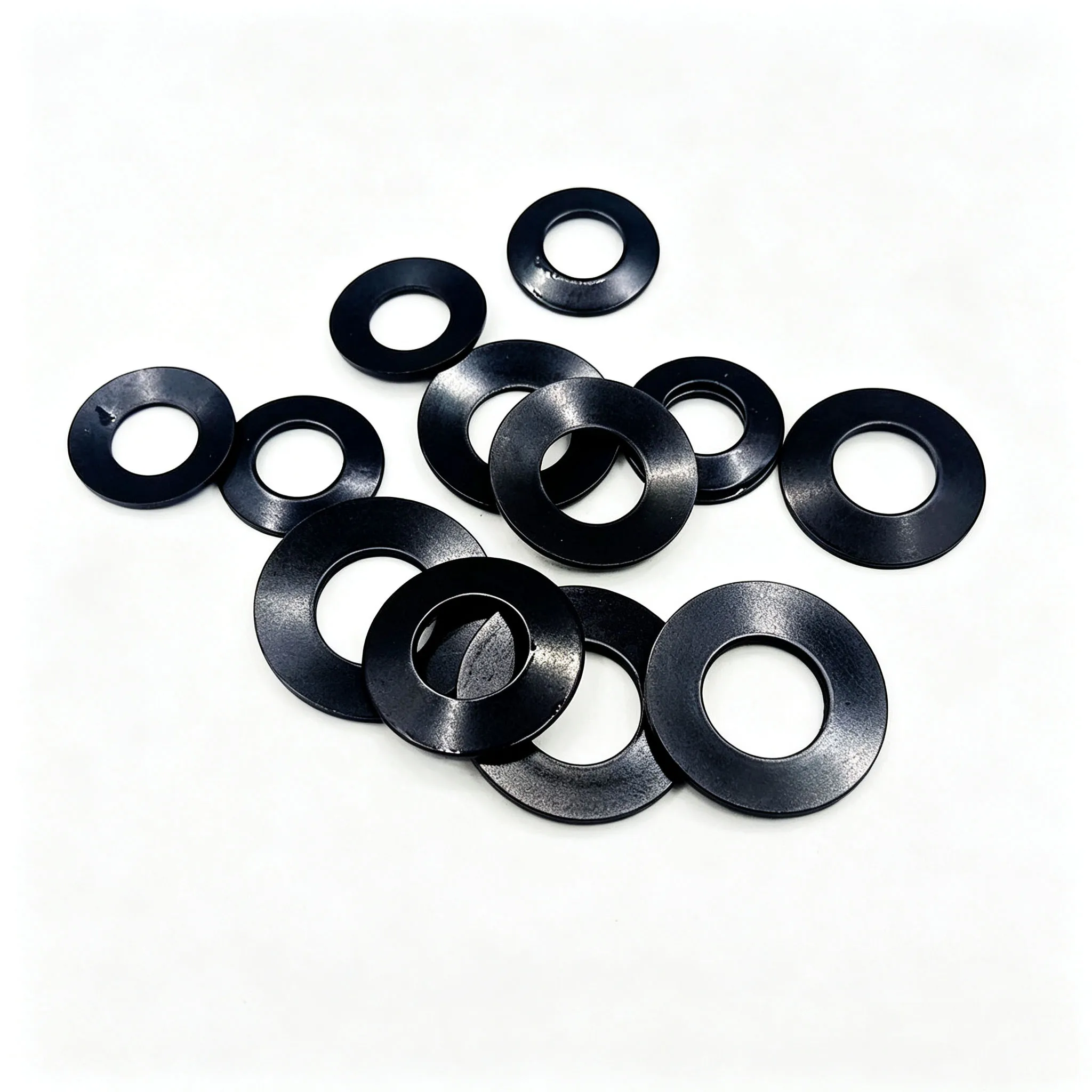 

65Mn Steel Belleville Disc Spring Washer, M4 M5 M6 M8 M10-M36 Black Oxide Coated Butterfly Locking Spring Fastener