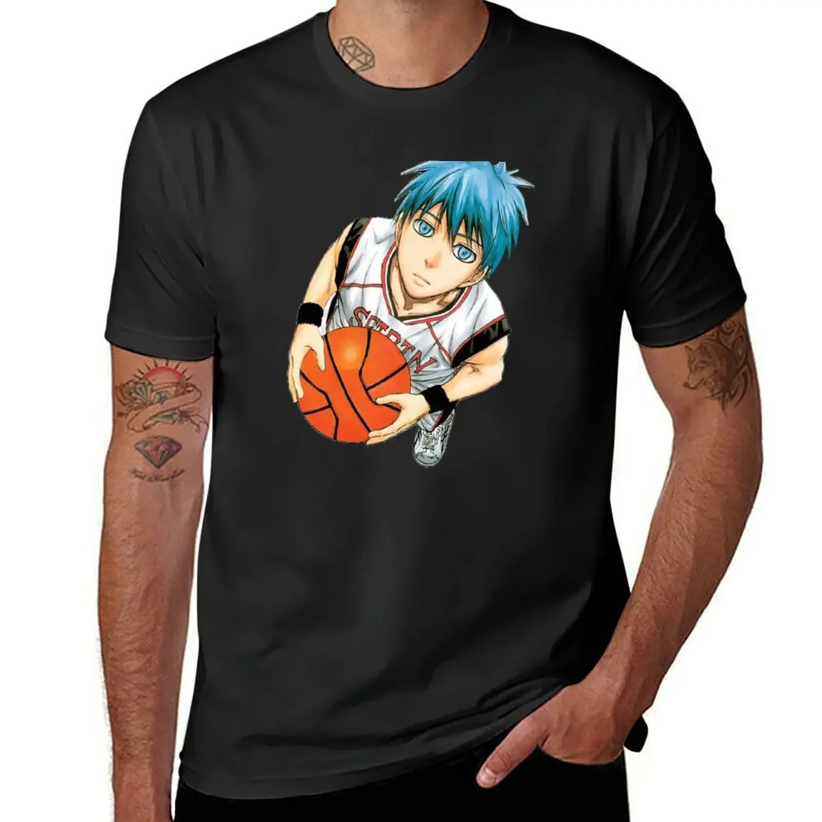 kuroko no basketball Anime T-Shirt vintage clothes essential t shirt men tshirt