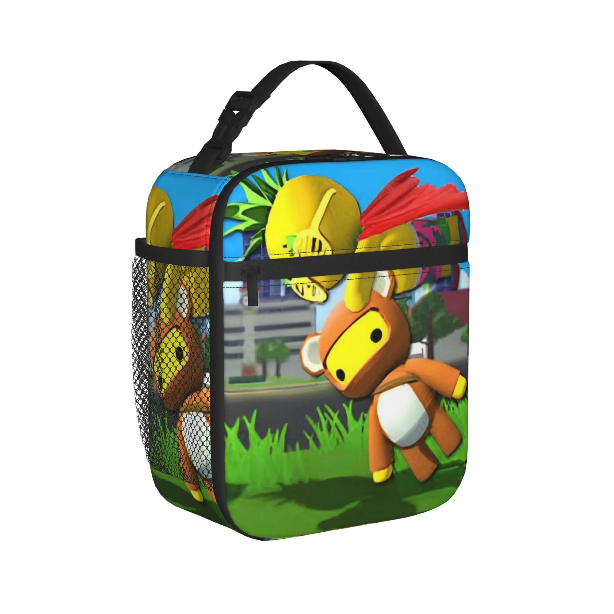 Wobblys Life Gaming Funny Insulated Lunch Bags Large Hot Games Lunch Container Cooler Bag Tote Lunch Box Office  Food Bag