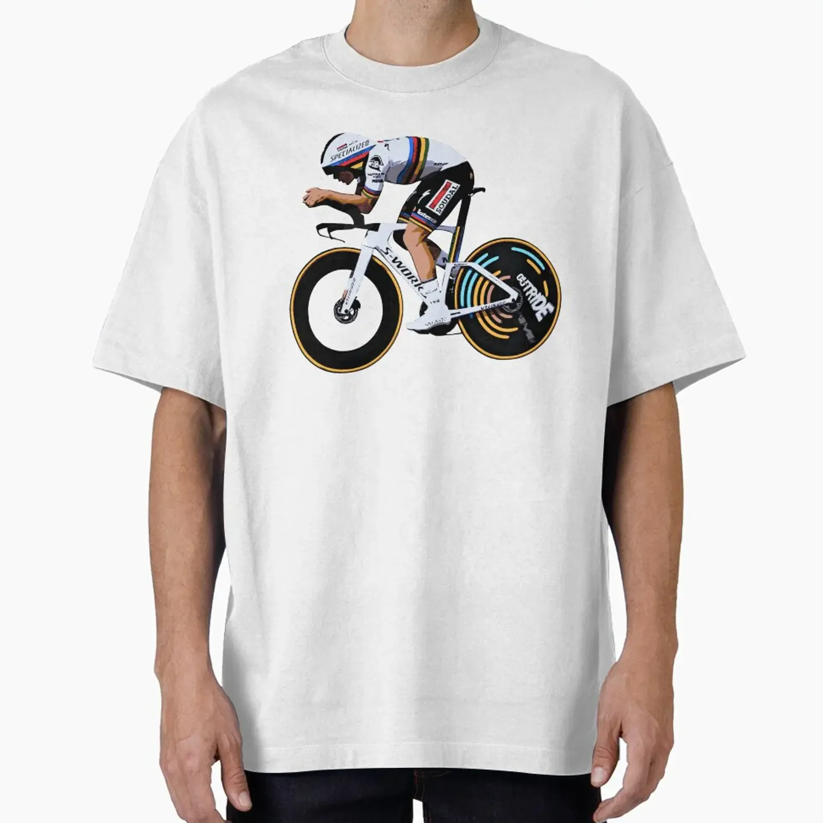 Джерси Remco Evenepoel Rainbow, разработанное и продаваемое компанией Bonk Cycling, винтажный стиль, универсальный, удобный, унисекс, модный, мягкий.