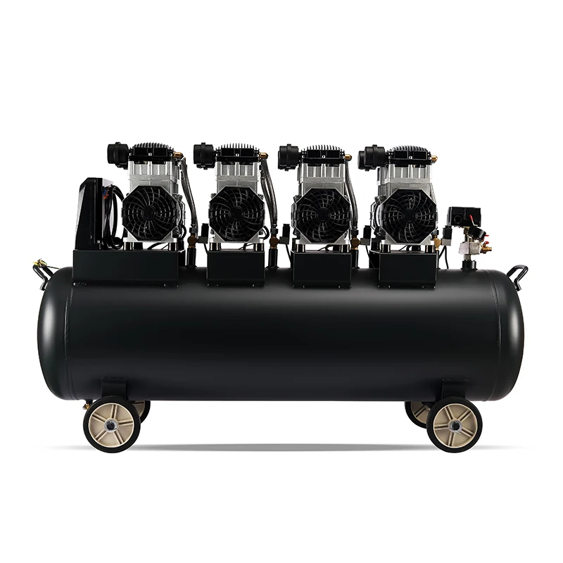Oil Free air Compressor 180 Liter Low Noise Oil Free Silent air Compressor 180l 1440 Rpm 6000w 8hp 220V