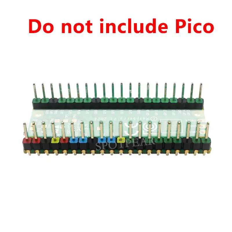 Raspberry Pi Pico Colorful GPIO Pins Header Also For Pico2/Pico2W RP2350 Development Board