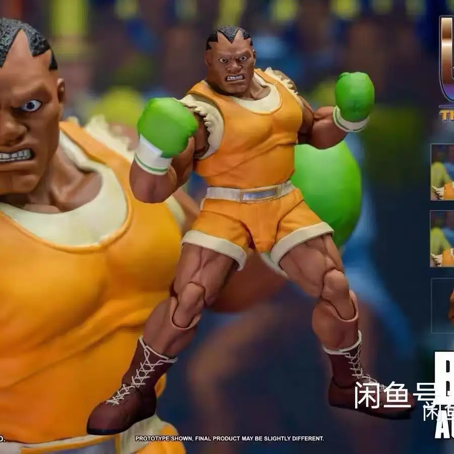 Jada Toys Ultra Street Fighter II Balrog Player 2 Orange Ver 1/12 Scale Action Figure Boxing Champion Collectible Model Toy Gift