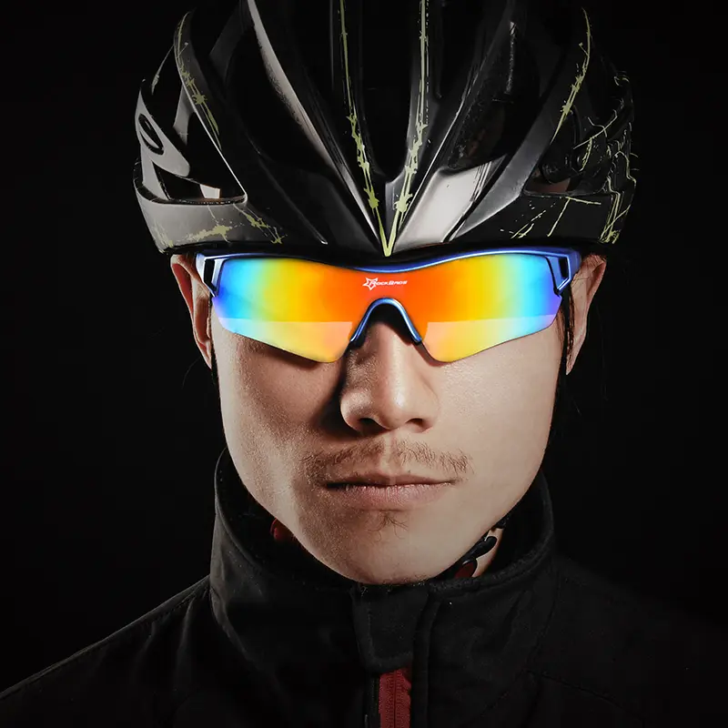 ROCKBROS Polarized Cycling Glasses Men Sports Sunglasses Road MTB Mountain Bike Bicycle Riding Protection Goggles Eyewear 5 Lens - 5