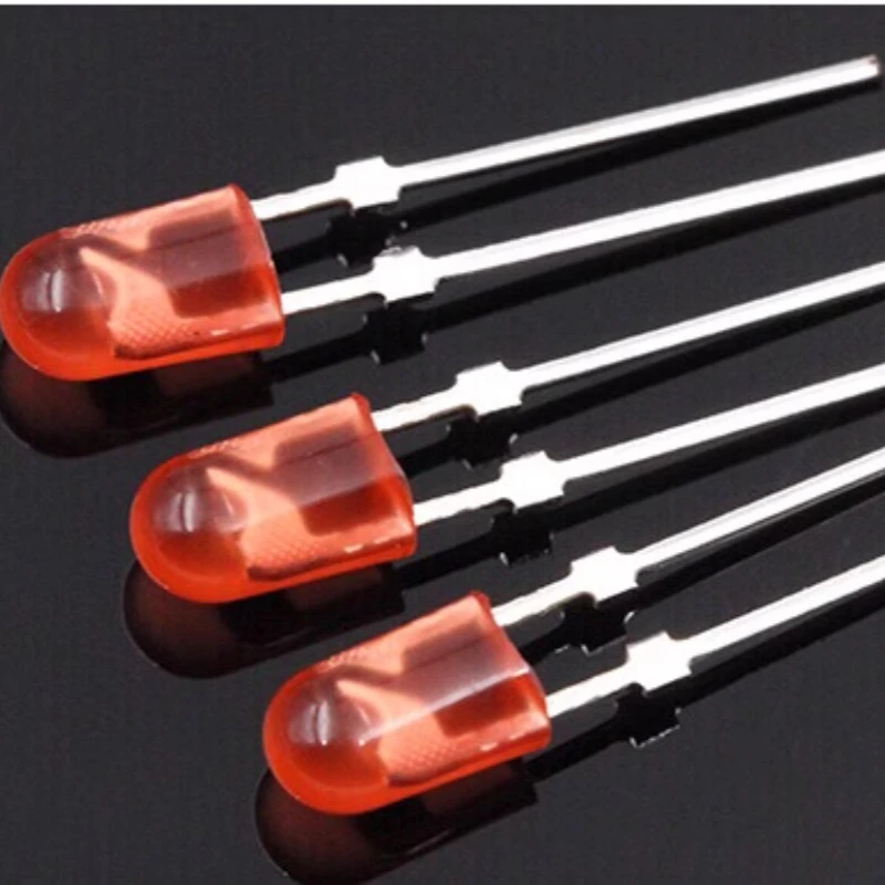 LED Light Emitting Diode 346 Oval with color short feet, red hair, red, blue, blue, green, green, display screen direct