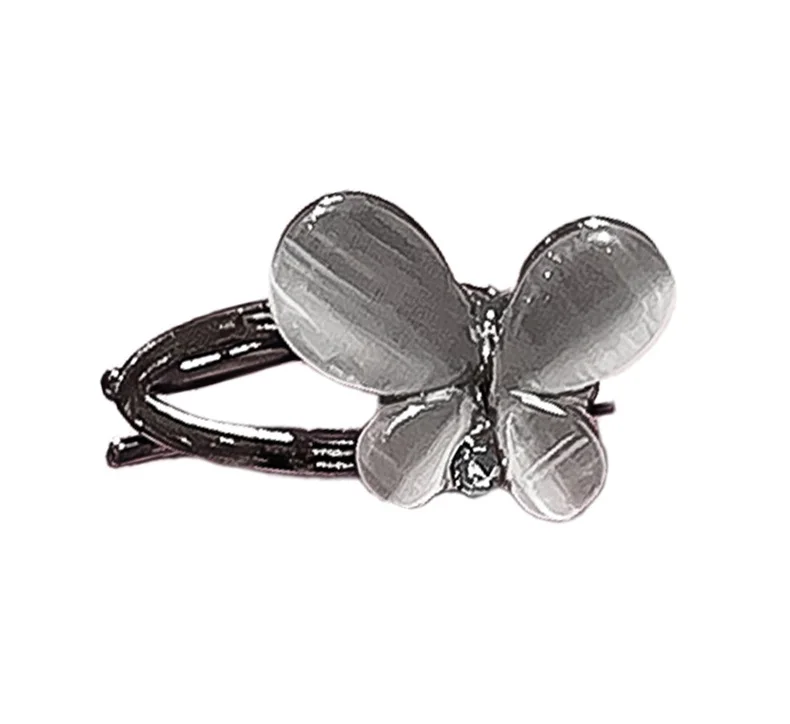 Mini Butterfly Clips Cat Eye Hair Clip Small Elegant Barrettes Side Fringe Duckbill Pins Luxury Hair Accessories for Women