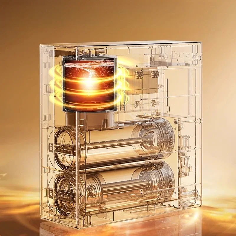 Gold mineral spring net heat integrated heating water purifier Household direct drinking RO drinking machine