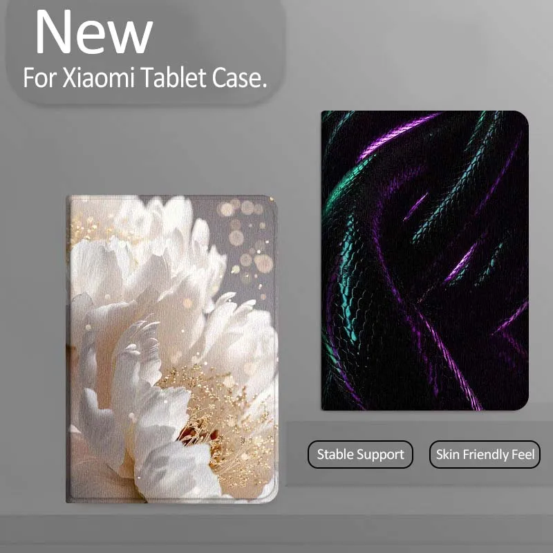 

Shiny Purple Colorful Snake Gift Tablet Case For Xiaomi Redmi Mini Pad SE K 2 4 5 6 7 8 2023 2025 11 8.8 11.2 10.1 Pro
