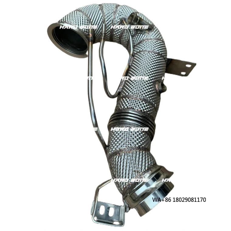 

Высокопроизводительный выхлопной патрубок (даунпайп) из нержавеющей стали SS304 для M256 GT50 GT53 GLE53 GLS53 E53 2018+ (гоночные даунпайпы)