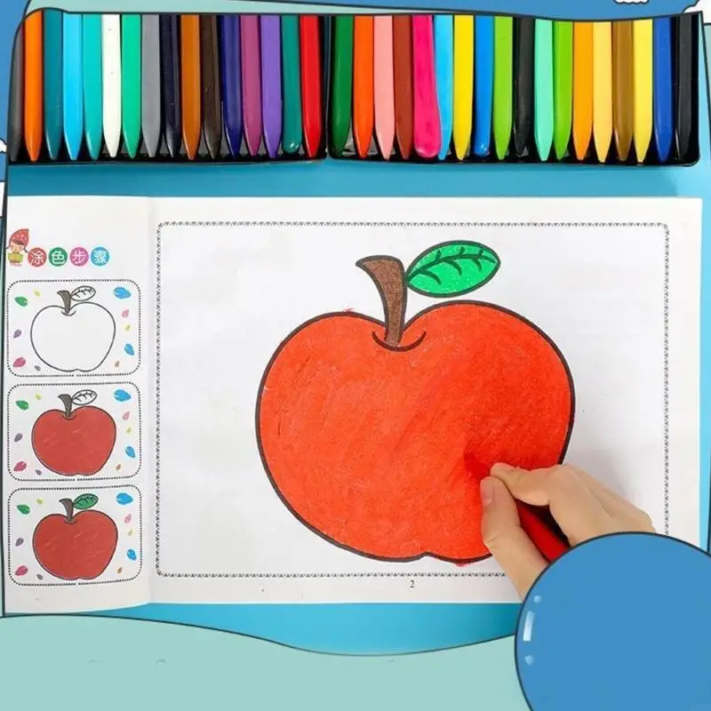 20CB Дети раскраски книги для рисования для детей с безопасными образовательными темами природы, чтобы повысить навыки