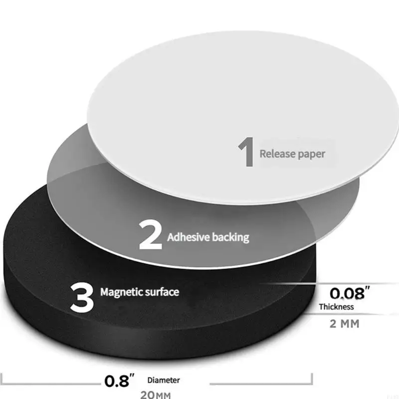 Các chấm từ tính tự sinh nam nam châm linh hoạt cho văn phòng Lớp học dễ dàng lắp đặt cho cửa tủ lạnh không gian làm việc F19E