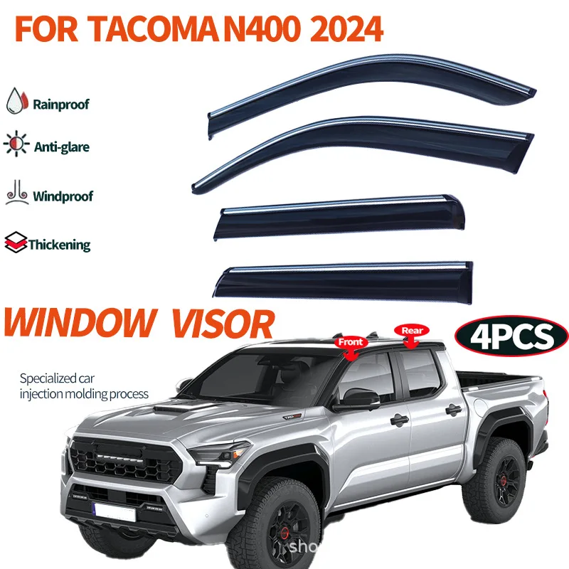 

Suitable for Toyota Tacoma window sun visor FOR Tacoma 2024+ Window visors