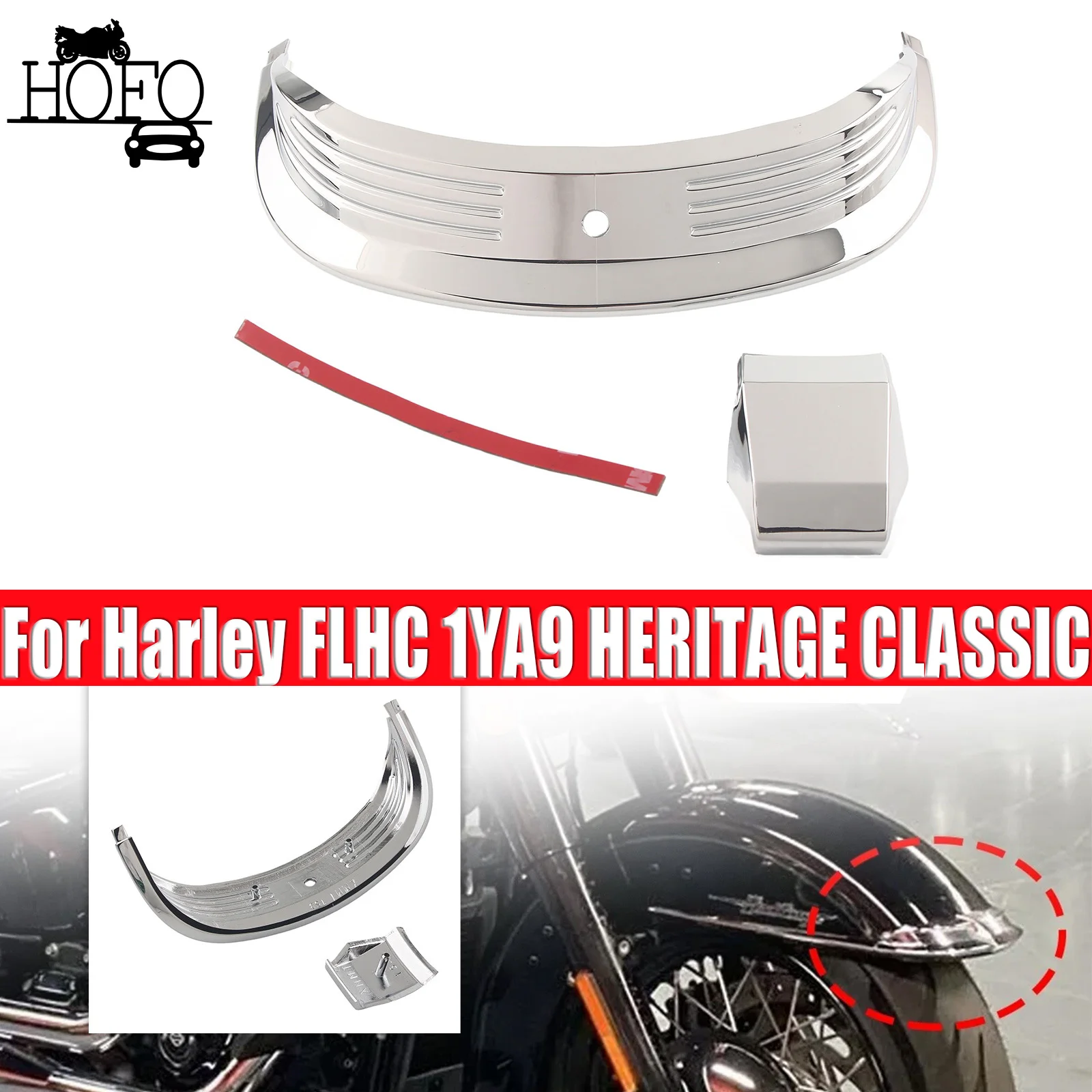 

Front Fender Leading Tip Trim For Harley FLHC 1YA9 HERITAGE CLASSIC