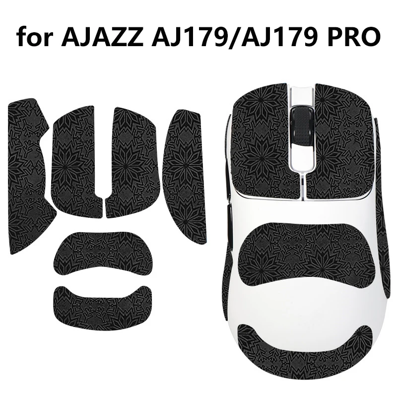 Anti-Slip Mouse Grip Tape stiker Skate untuk AJAZZ AJ179/AJ179 Pro Mouse Gaming untuk e-sport komputer Gamer Non Slip mengisap keringat