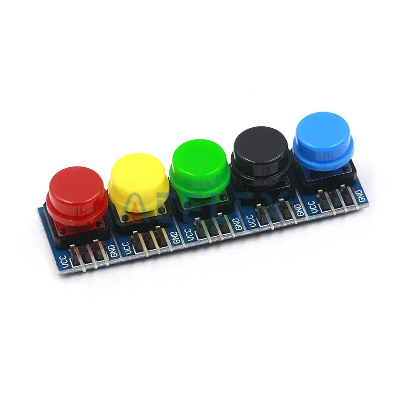5pcs/set 12X12MM Big key module Big button module Light touch switch module with hat High level output for arduino or  3