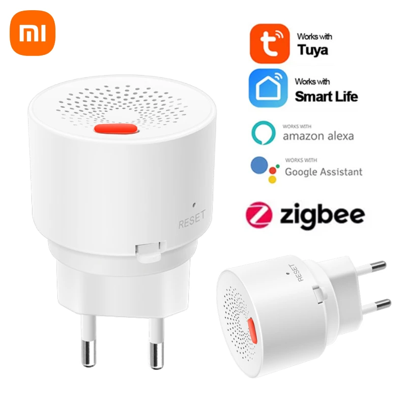 

Xiaomi Wifi/Zigbee Tuya Smart Natural Gas Leak Detector Sensor Combustible Gas LPG Leakage Alarm Detector Smart Sensor Home