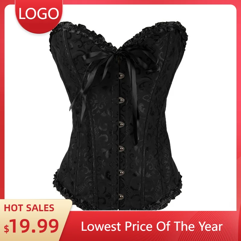 

2025New Fashion Women's Black Court Style Waist Cincher