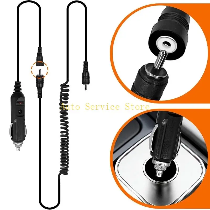 462A Plugs Heated Helmet Connector with 60W Load Strong 12V Heated Helmet Adapter for Snowmobile & Motorcycle Gear