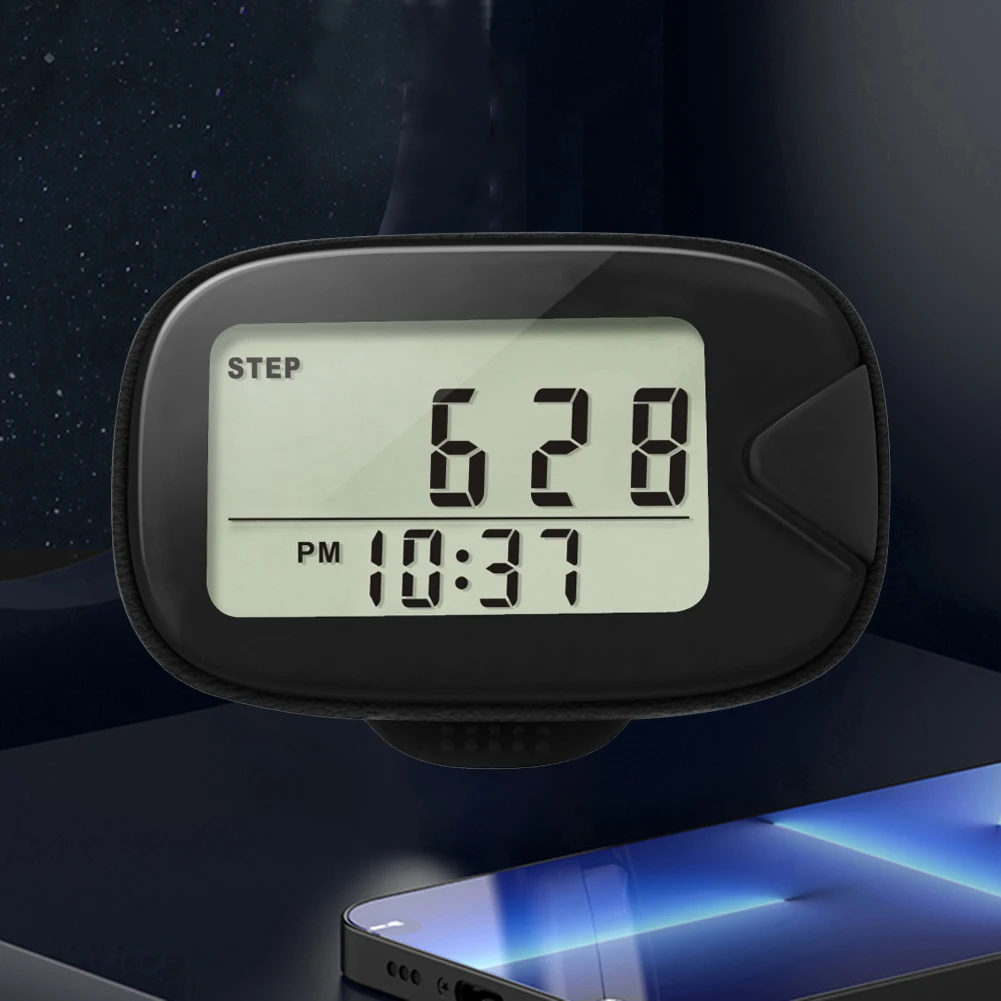 

Шагомер для ходьбы, счетчик шагов, ЖК-дисплей, портативный шагомер, многофункциональный электронный шагомер для ходьбы, бега