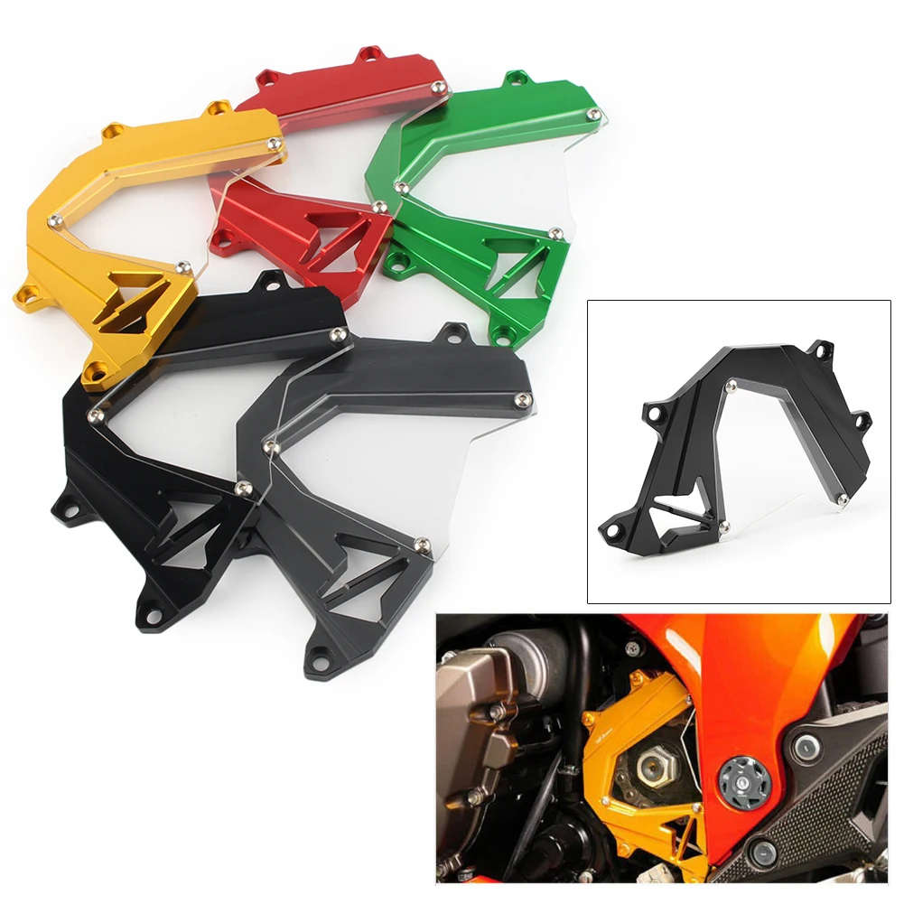 Motorcycle Left Engine Guard C Front Sprocket Chain Cover Guard Protector For Kawasaki Z800 2013 2014 2015 2016 with Screws
