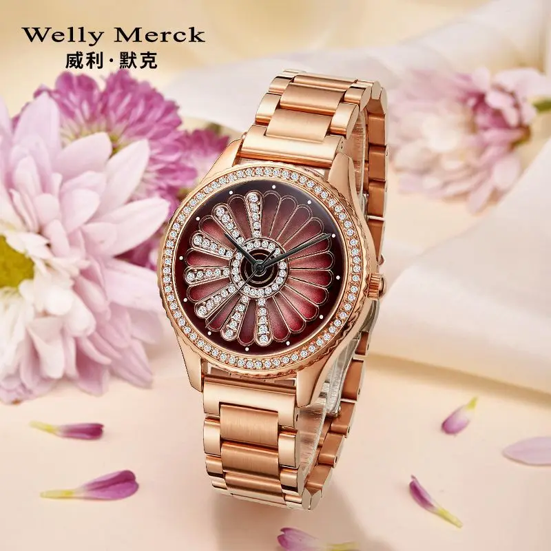 Genuine Welly Merck Ladies Fashion Watches orologi al quarzo da ragazza