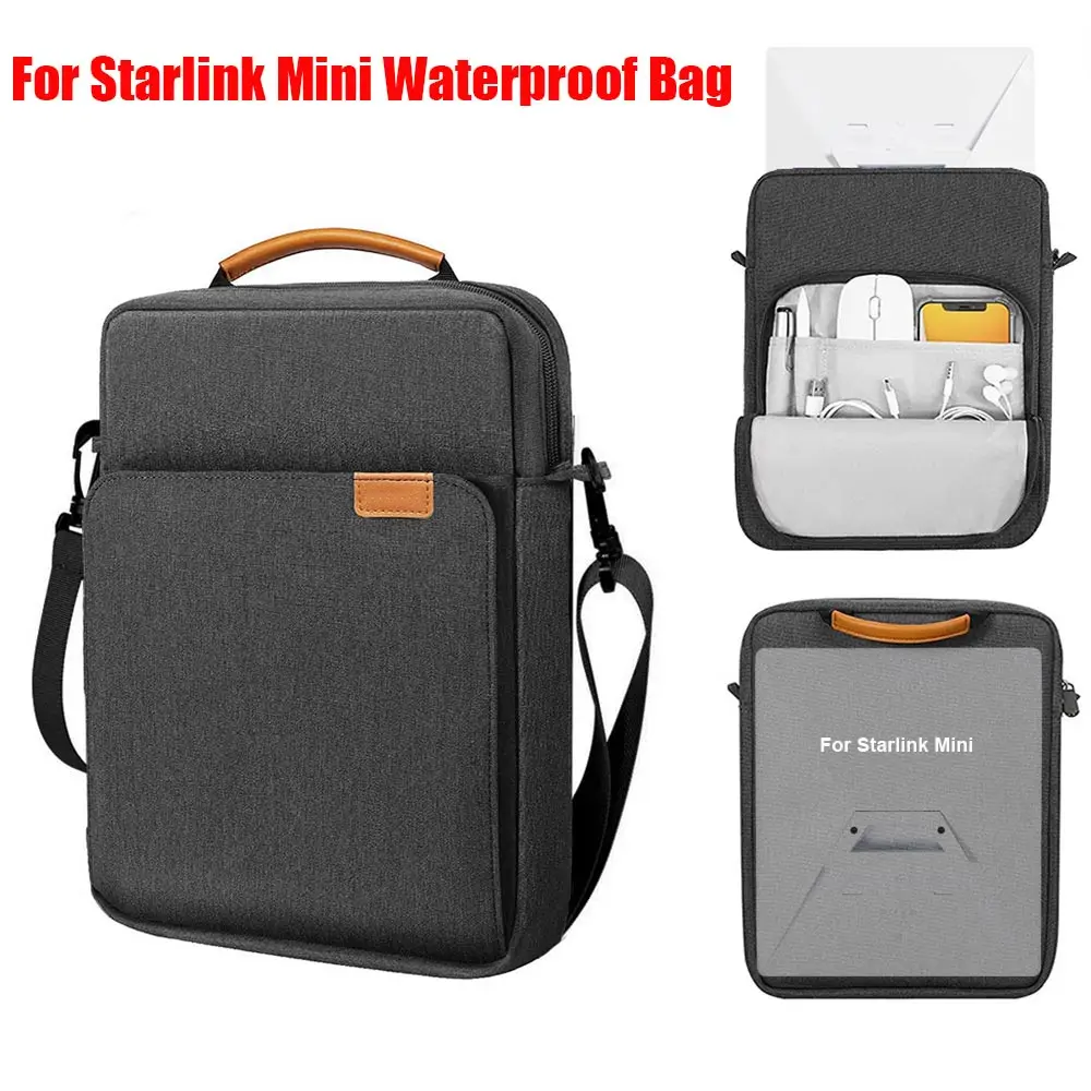 Travel Storage Bag For Starlink Mini Portable Case Waterproof Handbag Shoulder Bags Crossbody Bag  for StarLink Mini Accessory