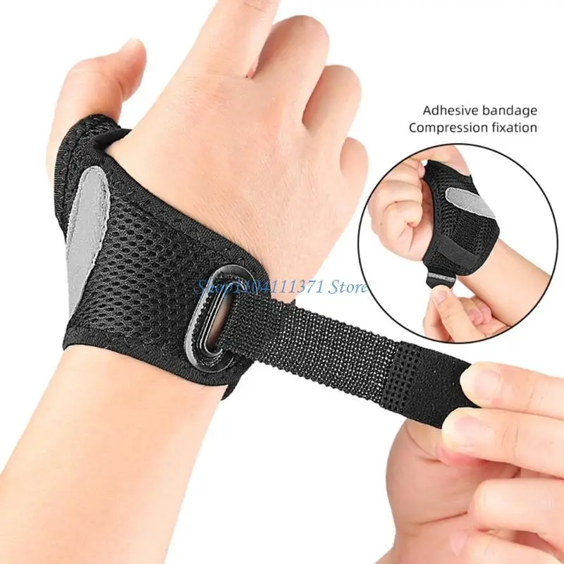 P9FC Profeesional Thumb Splint Brace with Adjustable Wrist Strap  Breathable Thumb Support Brace For Joint Injury Recovery