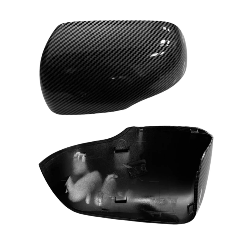 Car Side Rearview Mirror Cover Carbon Fiber Door Mirror Shell For Kia Picanto 2012-2017 Car Accessories