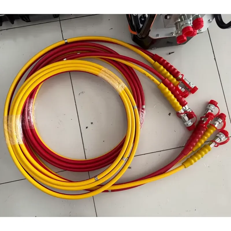70MPa Twin 6 Meters High Pressure Hydraulic Hose for Hydraulic Torque Wrench