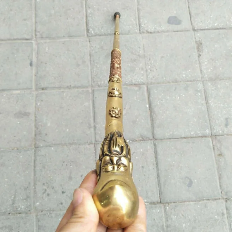 Factory Wholesale Antique Miscellaneous Brass Crutches Retro Antique Birthday Star Cane for the Elderly Faucet Walking Stick New