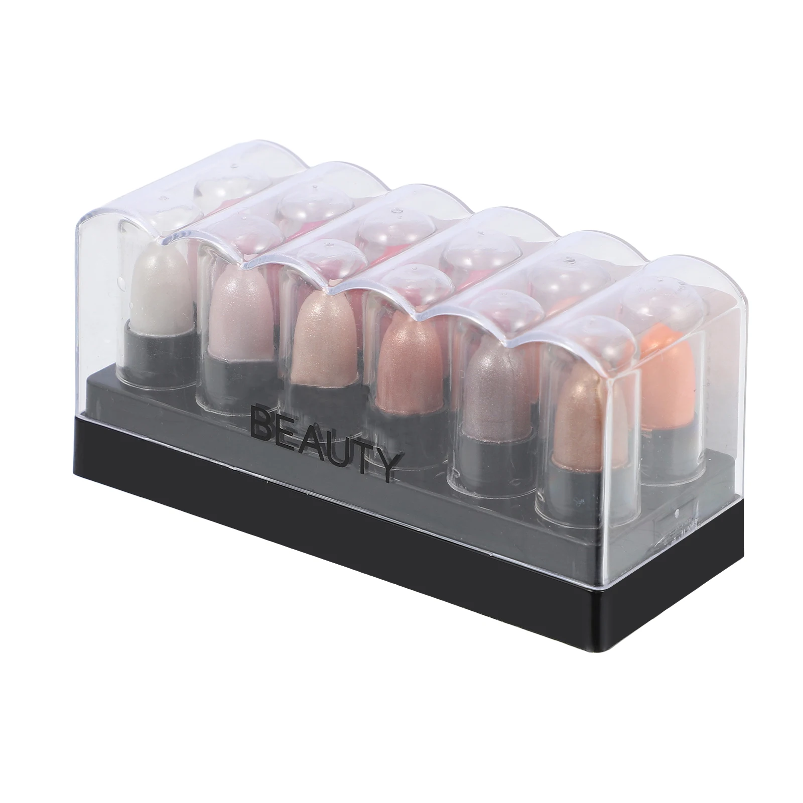 

12 Color Shadow Box Eyeshadow Stick Bright Long Lasting Makeup Cosmetics Accessory Eyeshadow Stick Girl Charming Storage