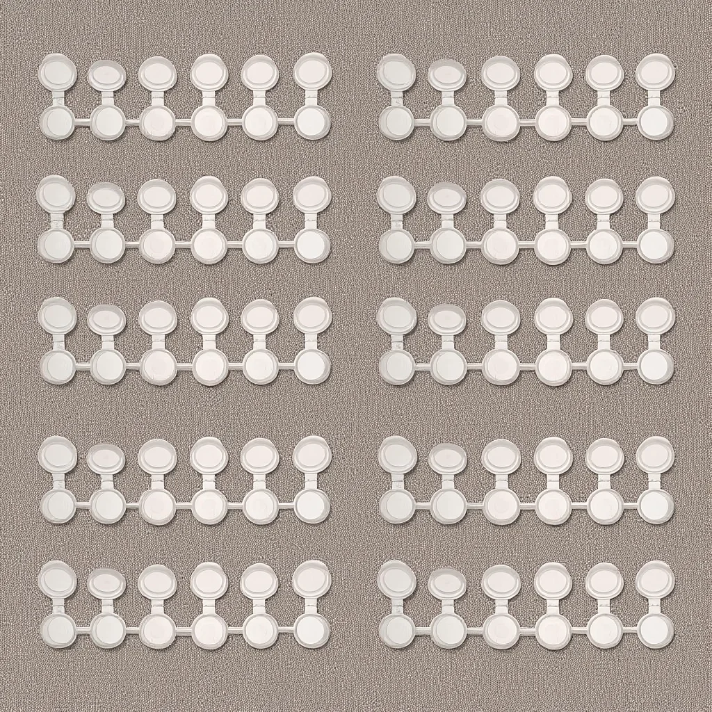 

40Pcs Mini Strips Clear Plastic Storage Containers 6-in-1 Paint Cups Leakproof Case for School Supplies