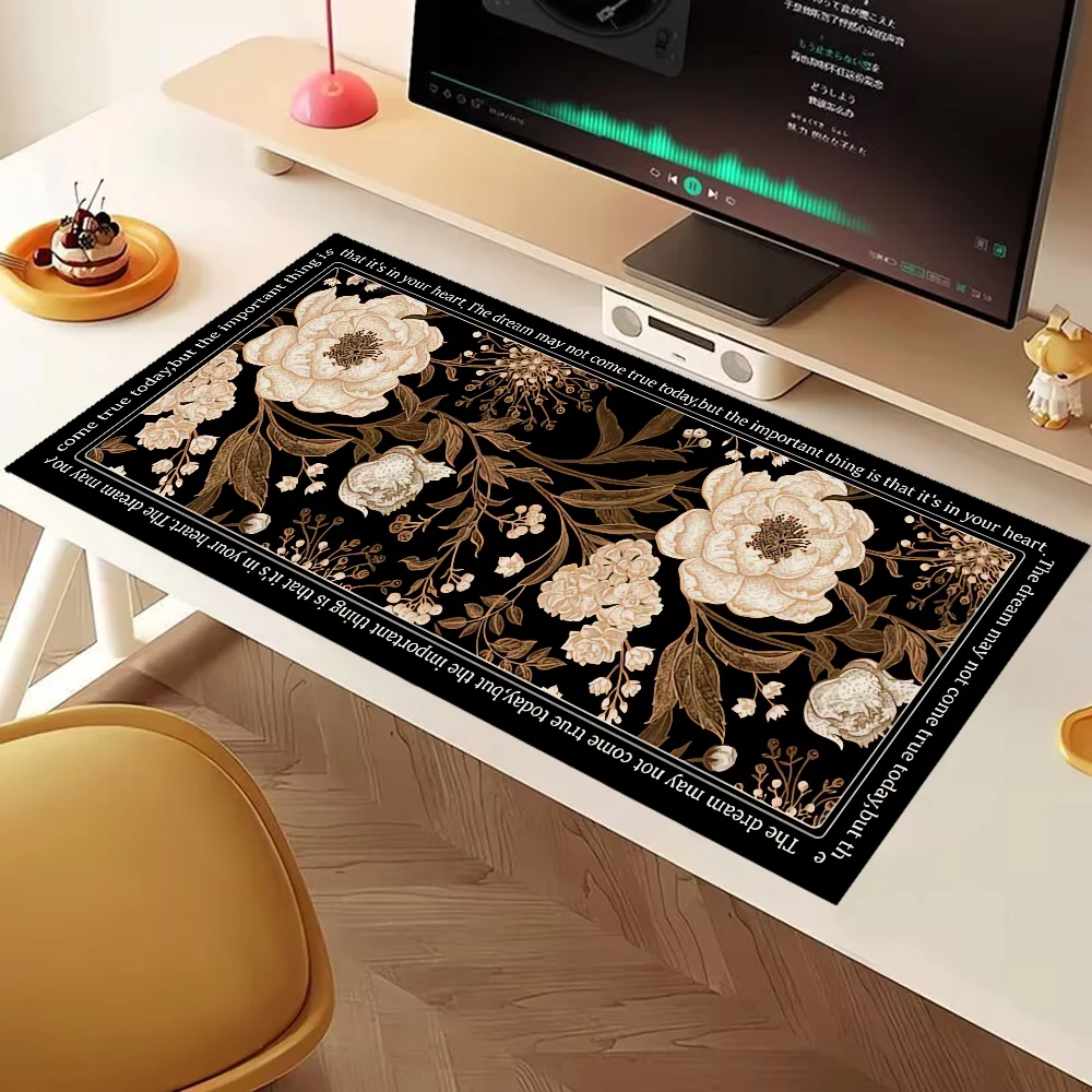

Oriental Print Decoration Pad Mouse Mats Keyboard Mat Gaming Pc Accessories Deskmat Mausepad Table Pads Gamer Cabinet Mousepad