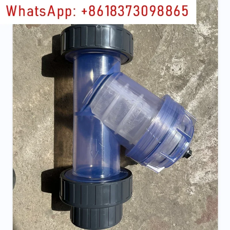 Фильтр 80/150 UPVC с гибким фланцем Y-типа, устойчивый к коррозии утолщенный фильтр