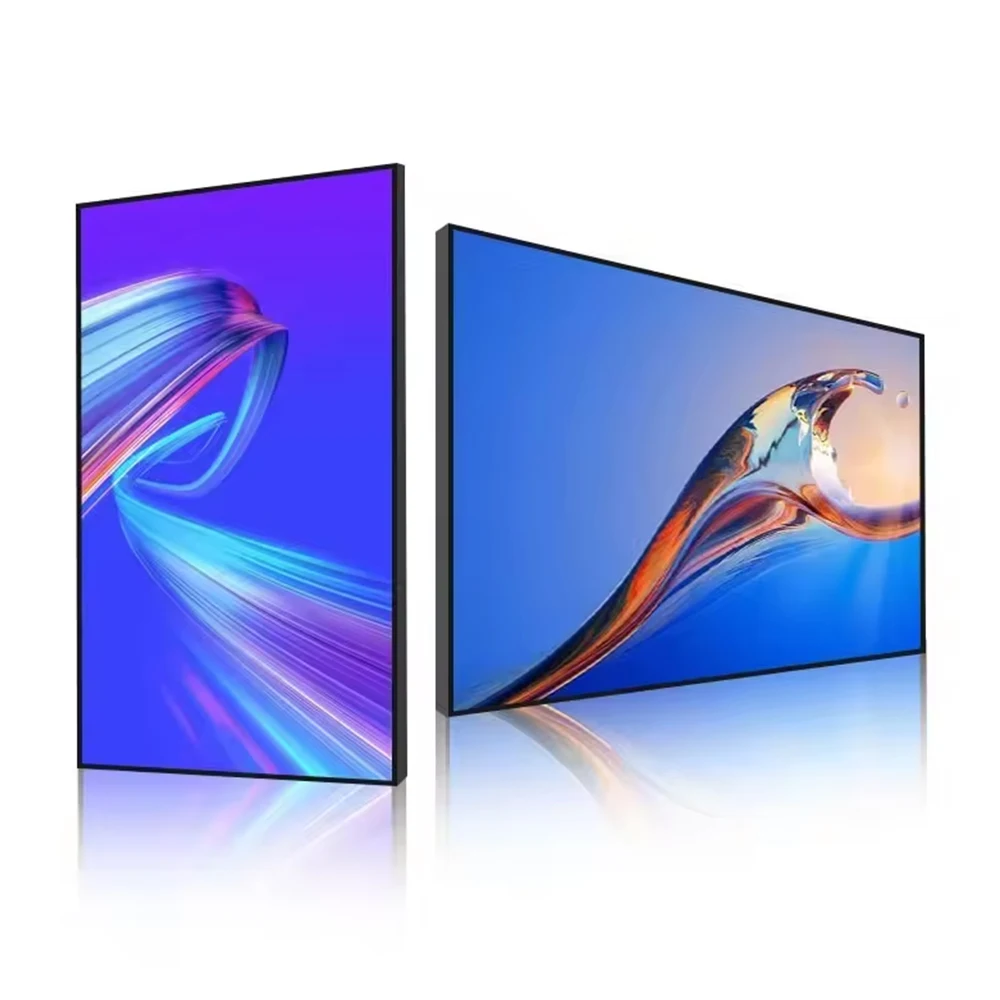 Super Narrow Frame 32 43 50 55 Inch Indoor Hanging LCD Store Window Display Restaurant Menu Digital Signage