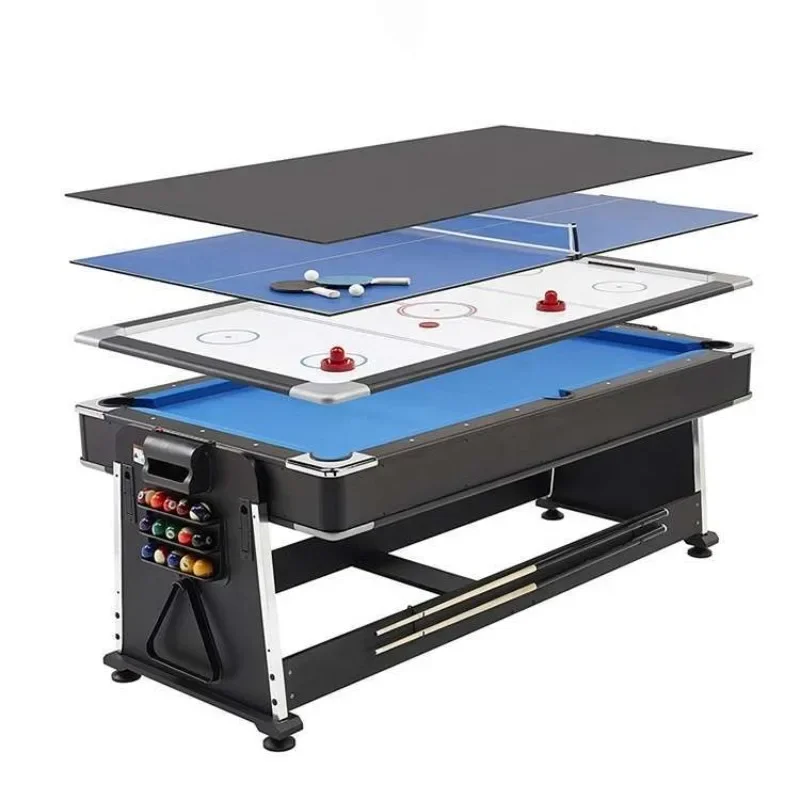 4 in 1 multi functional game table billiards ice hockey tennis conference