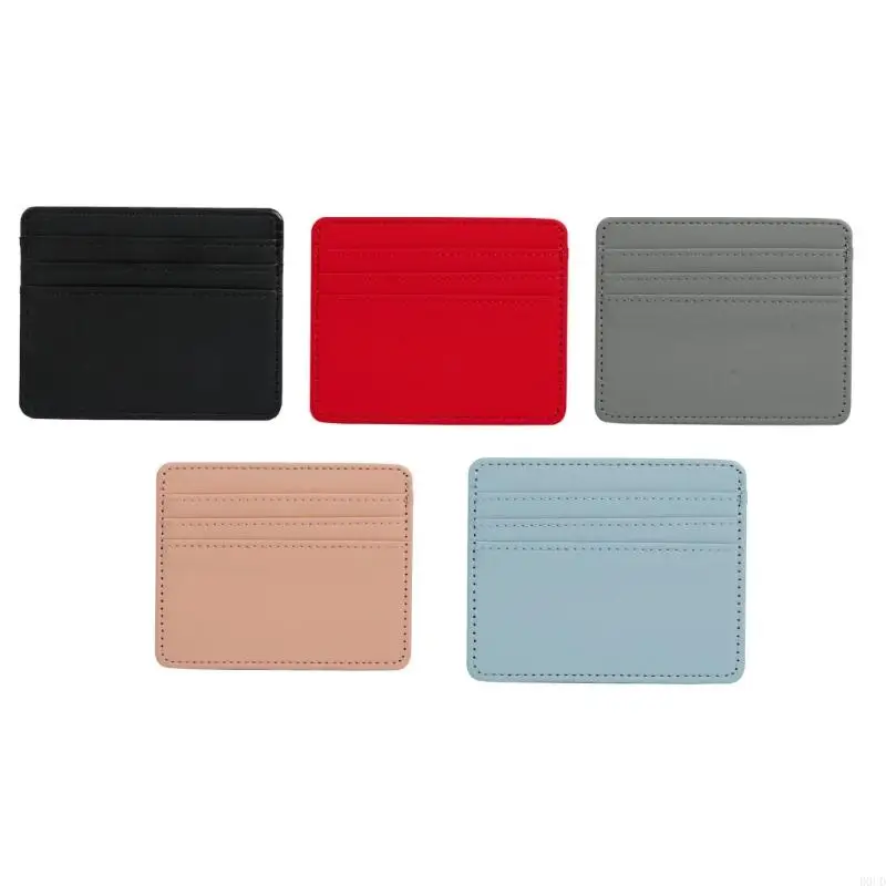 D0UD Casual Credit Card Holder RFID Blocking for Case for Men Women Pu Leather Wallet Cards for Case Business Purse