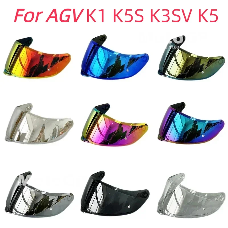 Motorcycle Helmet Visor AGV K5 K5S K3SV K1 K1S Compact ST Anti-Scratch Anti-UV Windshield Shield Lens for Motorbike