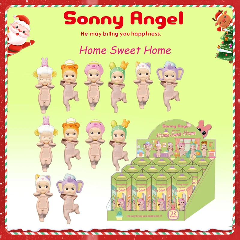 

Sonny Angel Blind Box Home Sweet Home Mini Figure Mystery Box Cute Dolls Car Phone Decoration Lucky Surprise Christmas Gift