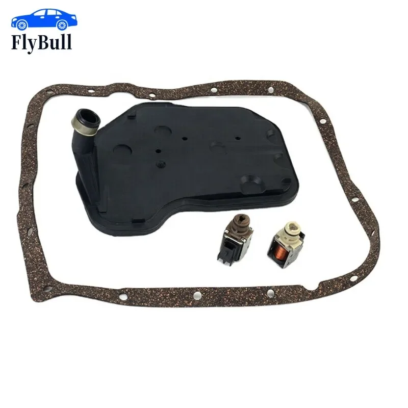 

24230298 24208576 Solenoid 4L60E Shift Solenoid 4L60E Transmission Filter Gasket Kit Compatible For Cadillac Buick Blazer Astro