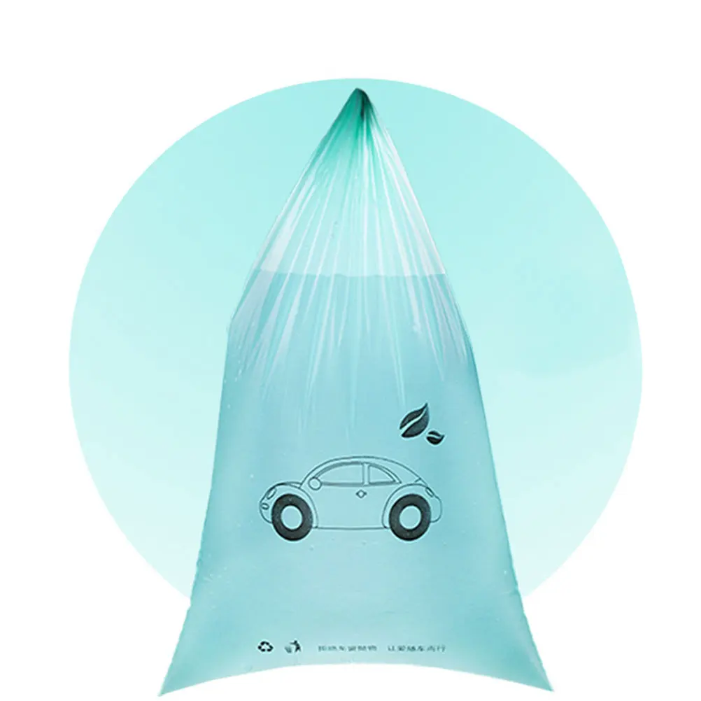 

50pcs Vomit Bag Disposable Trash Plastic Emesis Bags for Self Adhesive Car Garbage Bag Lightweight Practical Taxis