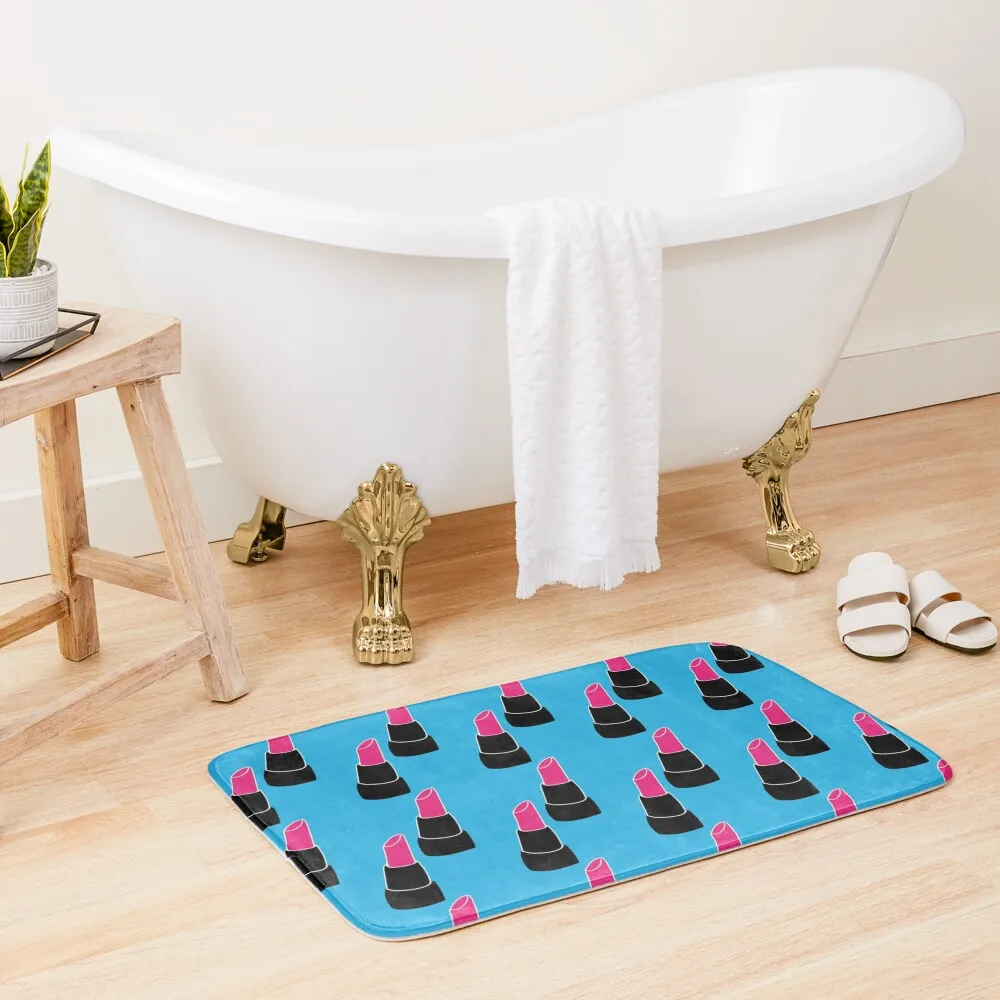 

Lipstick Bath Mat Bathroom Kit Home Decor Mat