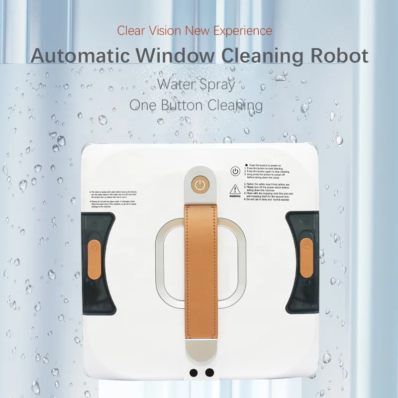 Professional water spray window and wall cleaning robots bathroom automatic electric glass smart window cleaning robot