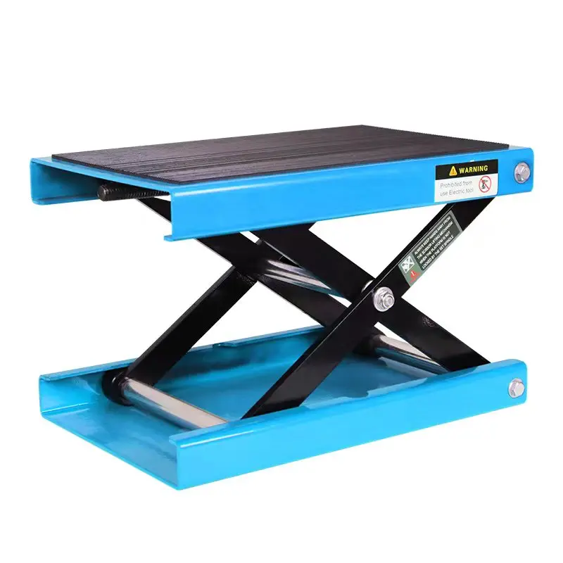 High Quality 1100lb 500kg Mechanical Maintenance Tools Stand Foldable Hydraulic Motorcycle Stand Mini Table Lift Jack