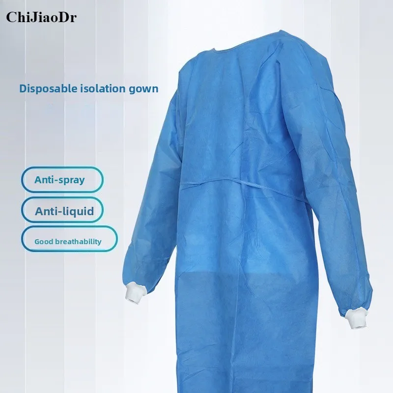 

Одноразовый нетканый материал, белое пальто, изоляционный дышащий экспериментальный костюм, пыленепроницаемый рабочий костюм, еда