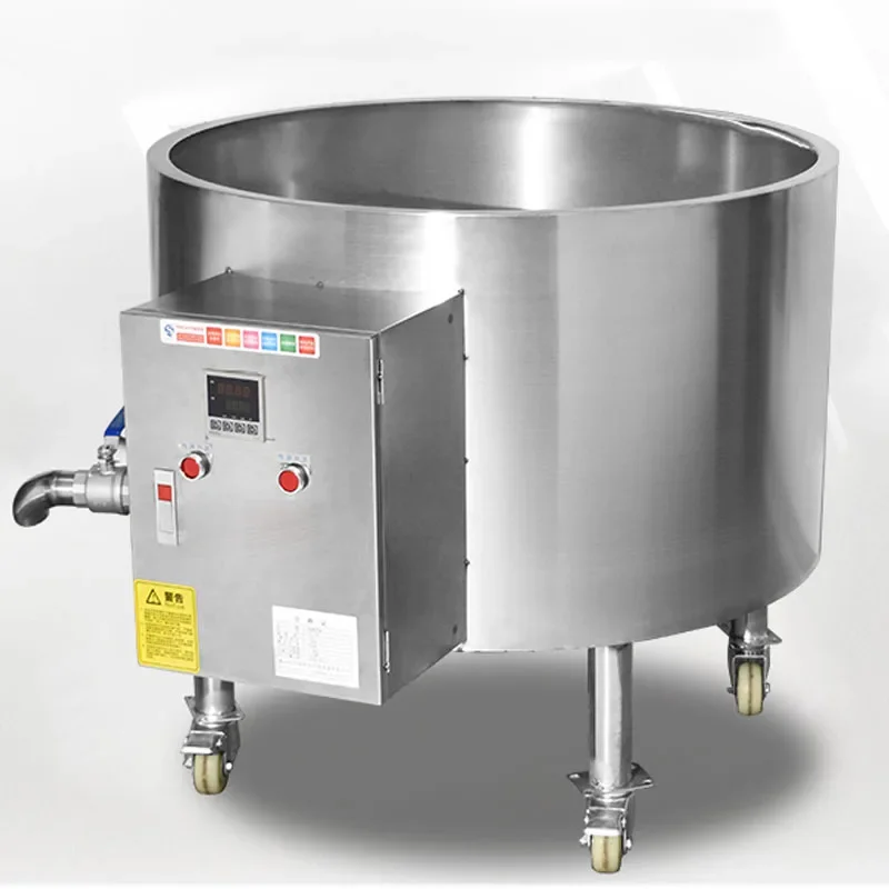 

Large Upgrade380V Stainless Steel Electric Fryer Large Commercial Constant Temperature Fried Bubble Frying Boiler Control Bamboo