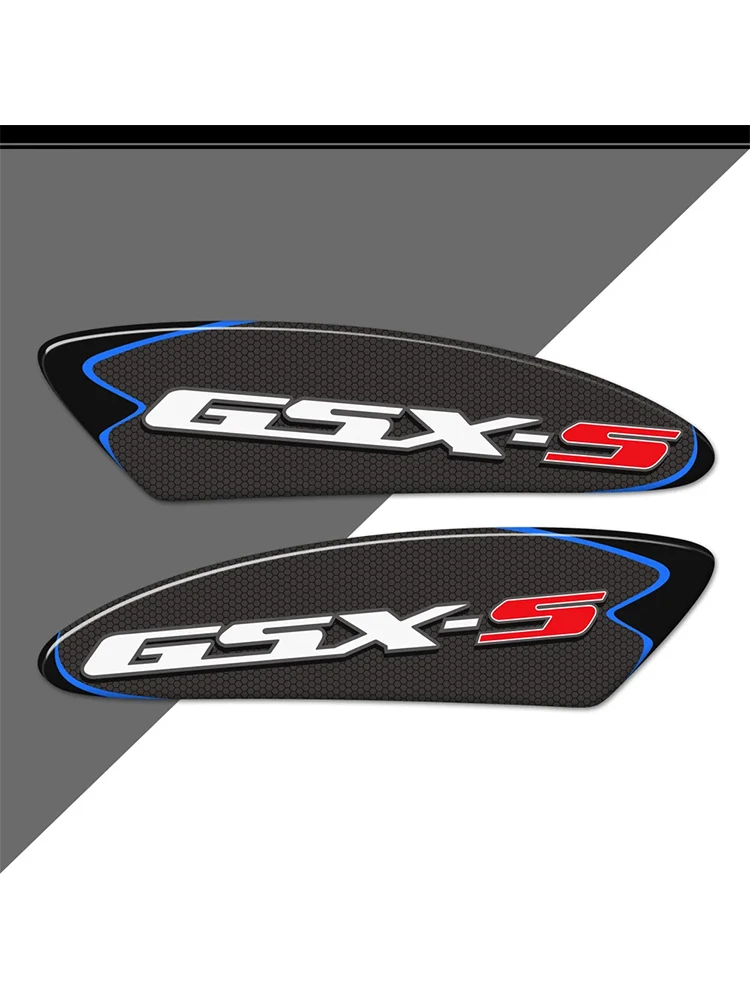 For Suzuki GSX-S125 GSX-S750 GSX-S1000 Tank Pad Protector Stickers Decal Fender GSXS GSX - S 750 1000 Logo