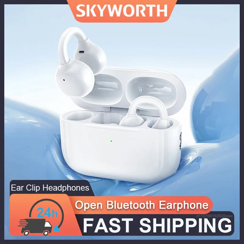 M11 Open Earphones OWS Wireless Bluetooth 6.0 Headphones Call Noise Cancelling Headset HiFi Stereo Game Music Ear Clip Earbuds