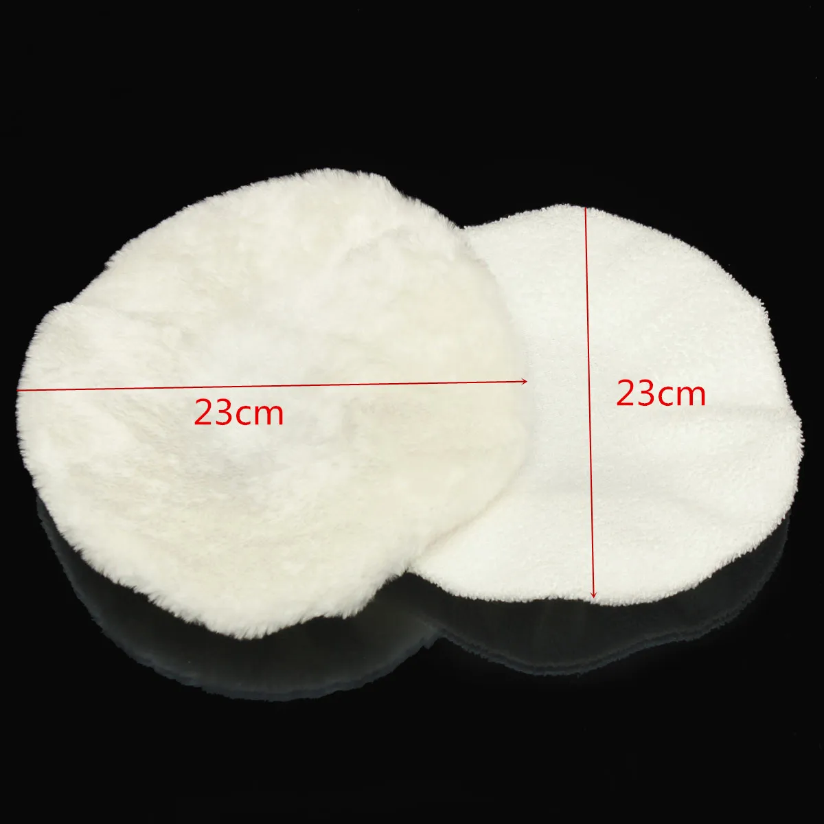 9-10 23cm Polishing Bonnets Faux Wool Polishing Disc Superfine Fiber Car Waxing Applicator Bonnet Car Cleaning Supplies