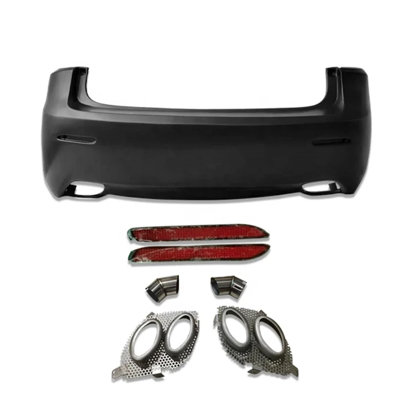 

PP Material Bumper Kits for Lexus IS250 IS300 IS350 2013-2017 Car Rear Bumper Parts Rear Diffuser Lip Tail Throat Muffler Norsen